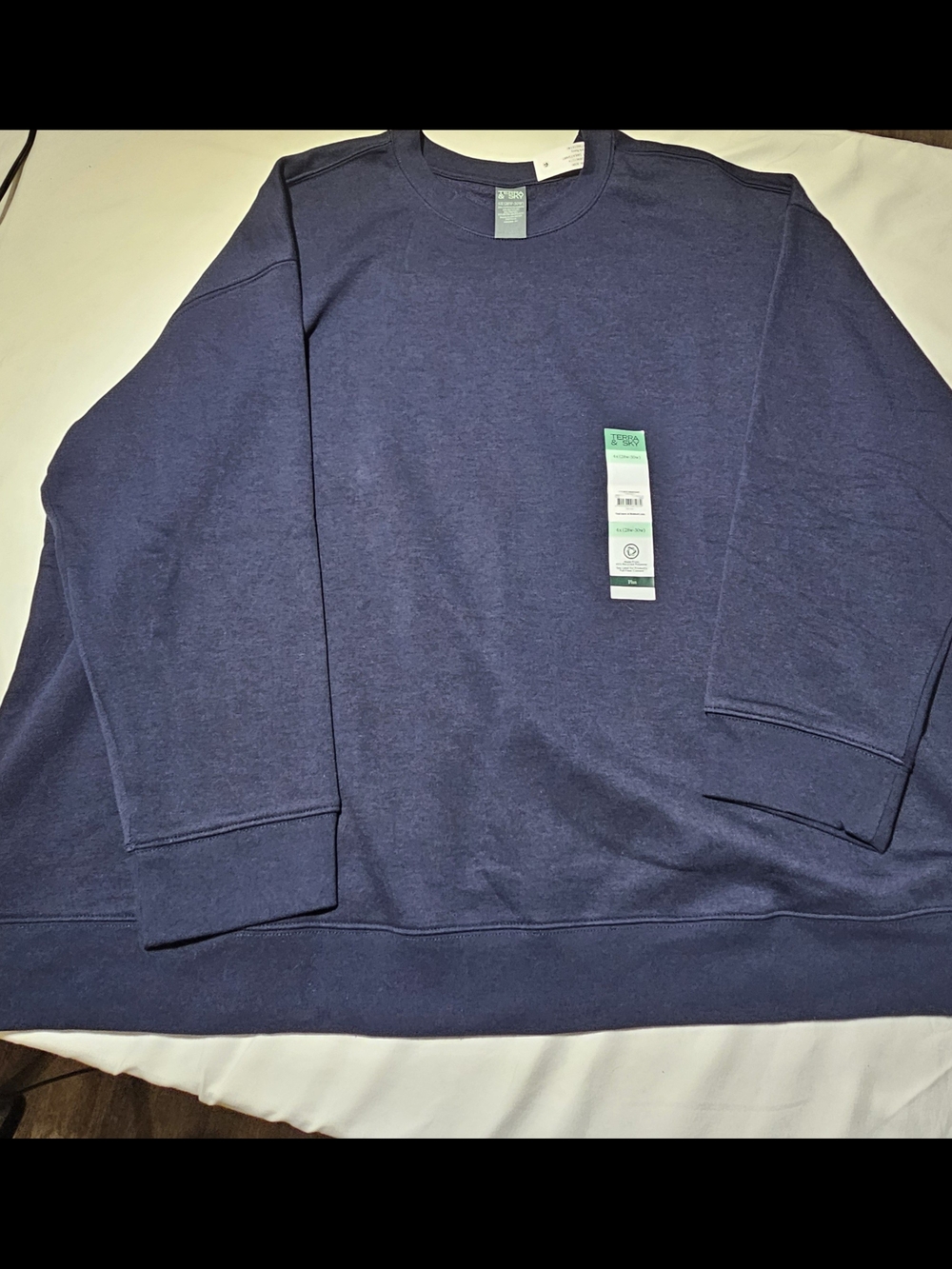Terra & Sky Navy Crewneck Sweatshirt